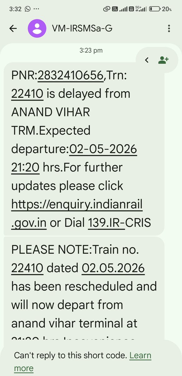 tiwarimukesh33's tweet photo. @RailwaySeva @RailwayNorthern @RailmitraaIndia @RailMinIndia  hi indian railway, we confused about our train delayed or not delayed, please confirm, we are waiting. Please confirm https://t.co/PQgjFgwoqb