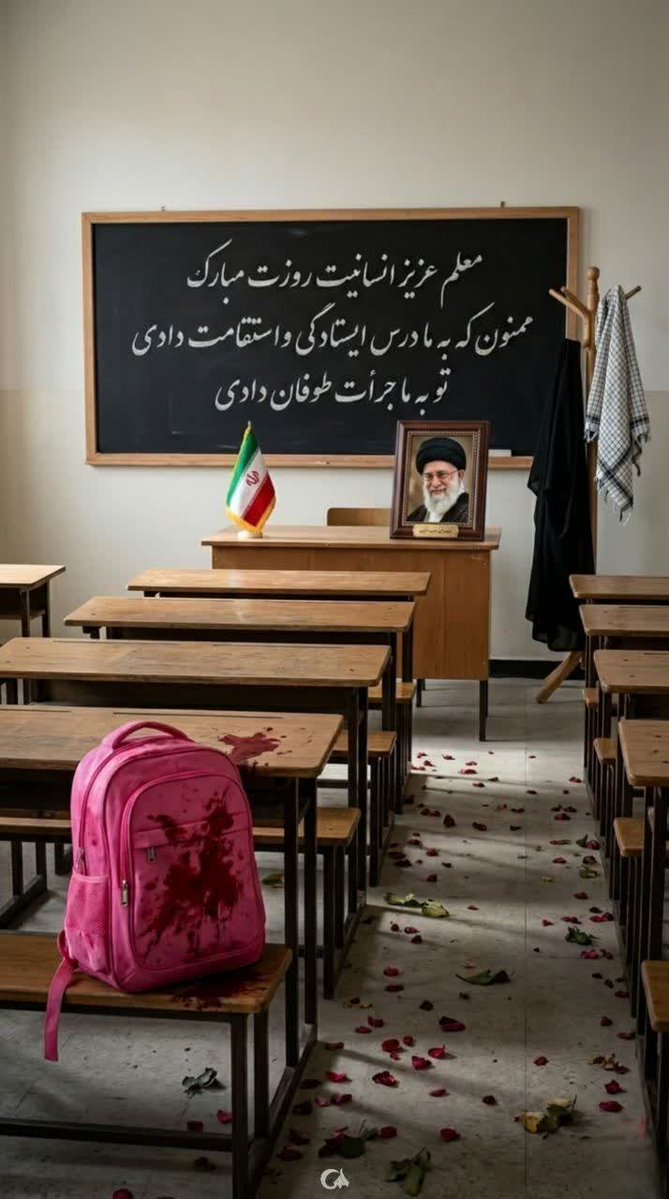 معلم عزیز انسانیت روزت مبارک 
ممنون که به ما درس ایستادگی و استقامت 
دادی تو به ما جرأت طوفان دادی
#سپاس_معلم
