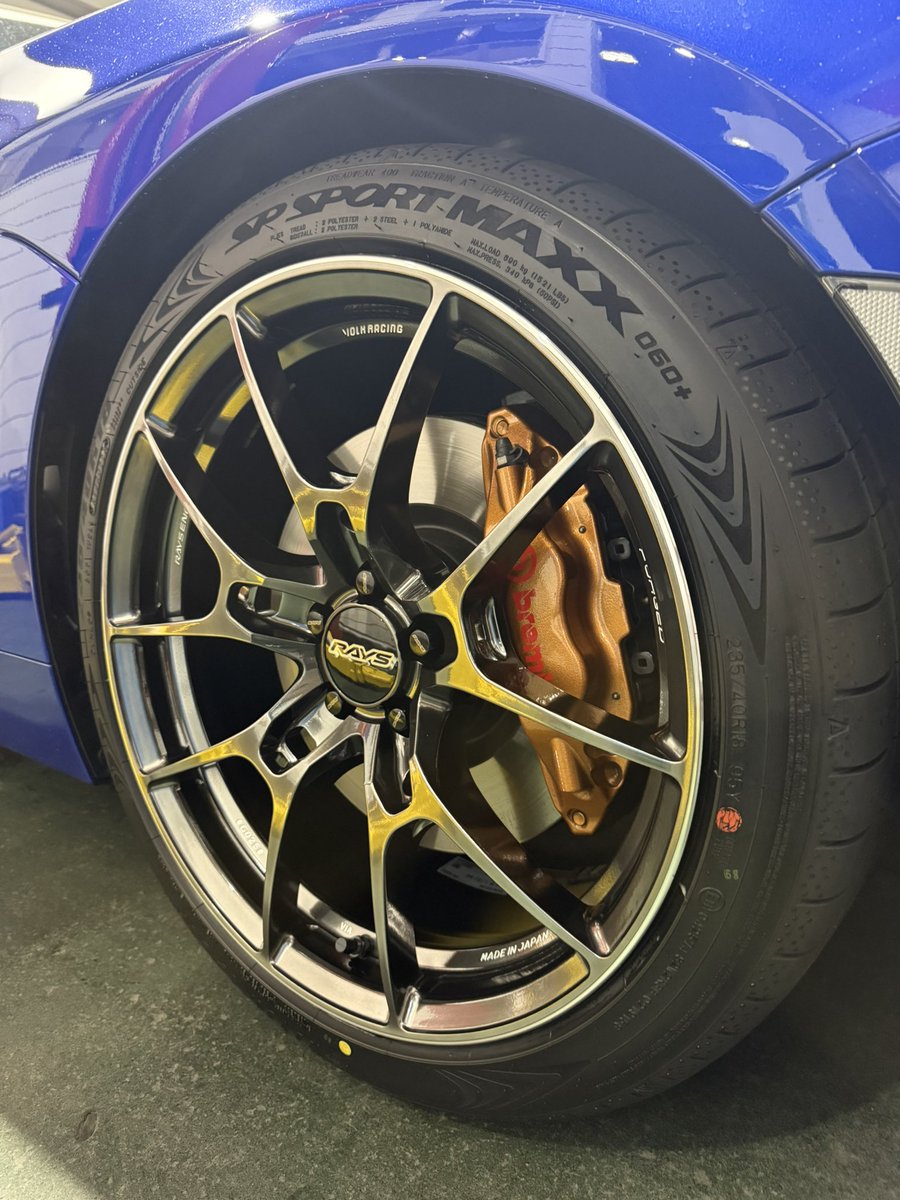 PITIN_KOFU's tweet photo. ZD8 BRZ
RAYS VOLK RACING G025
DUNLOP SP SPORTMAXX060＋
235/40R18
お買い上げ頂きました！
ありがとうございます！
またのご来店お待ちしております！
#PITIN甲府
#ZD8
#BRZ
#RAYS
#VOLKRACING
#DUNLOP https://t.co/3Z1BiMJ2va