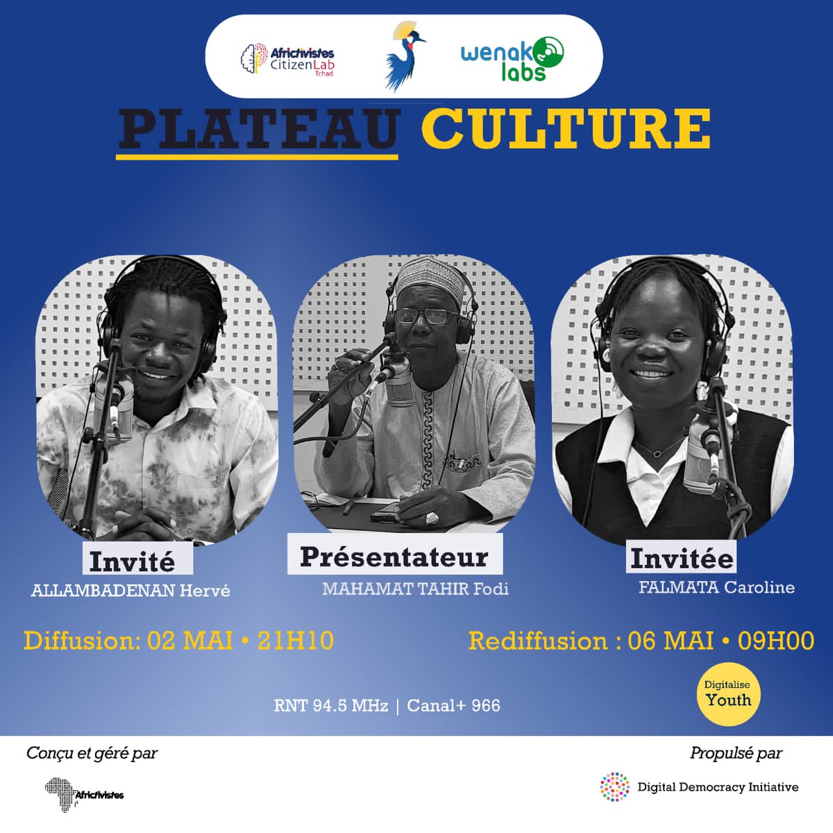 AfricTivistes CitizenLab Tchad tweet media