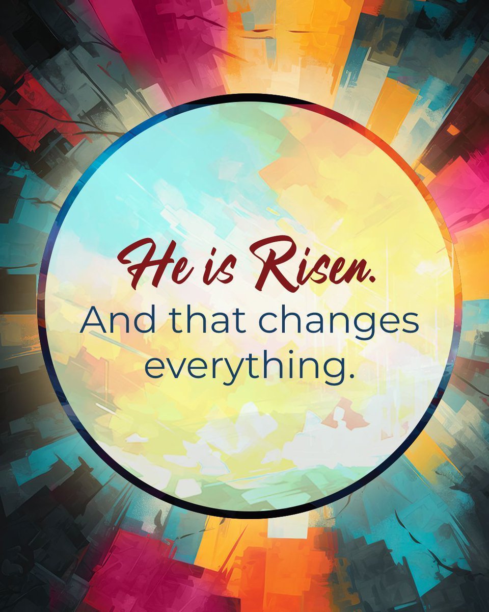 SermonCentral's tweet image. He is Risen... and that changes everything. 

HAPPY EASTER SUNDAY! 

#easter #heisrisen #Jesus #cross