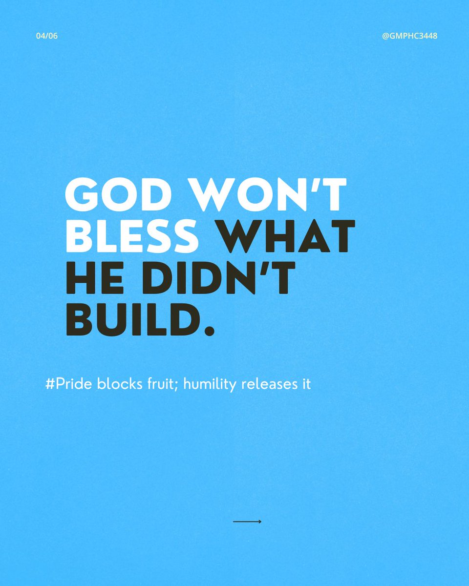 gmphc3448's tweet image. You don’t need more effort—you need surrender. Let God build it.

#faithoverfear #spiritualgrowth #surrendertogod #journey #humilty #pride #build #church #sermonrecap