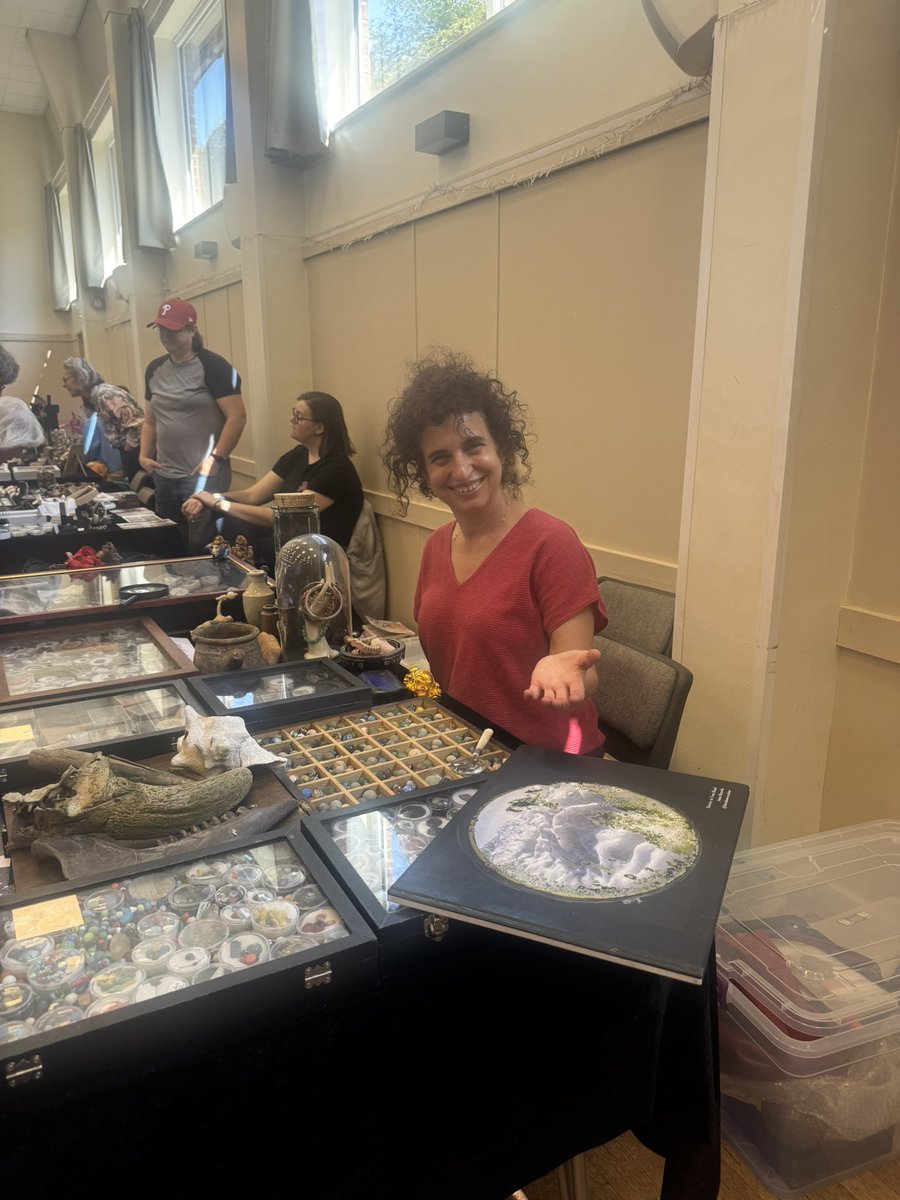 mudlarkanna's tweet photo. Exhibiting at #Henfield museum today with twenty other #mudlarks. I am wearing a middle-aged t-shirt which makes me a bit sad. https://t.co/XkKGxSi0Pg