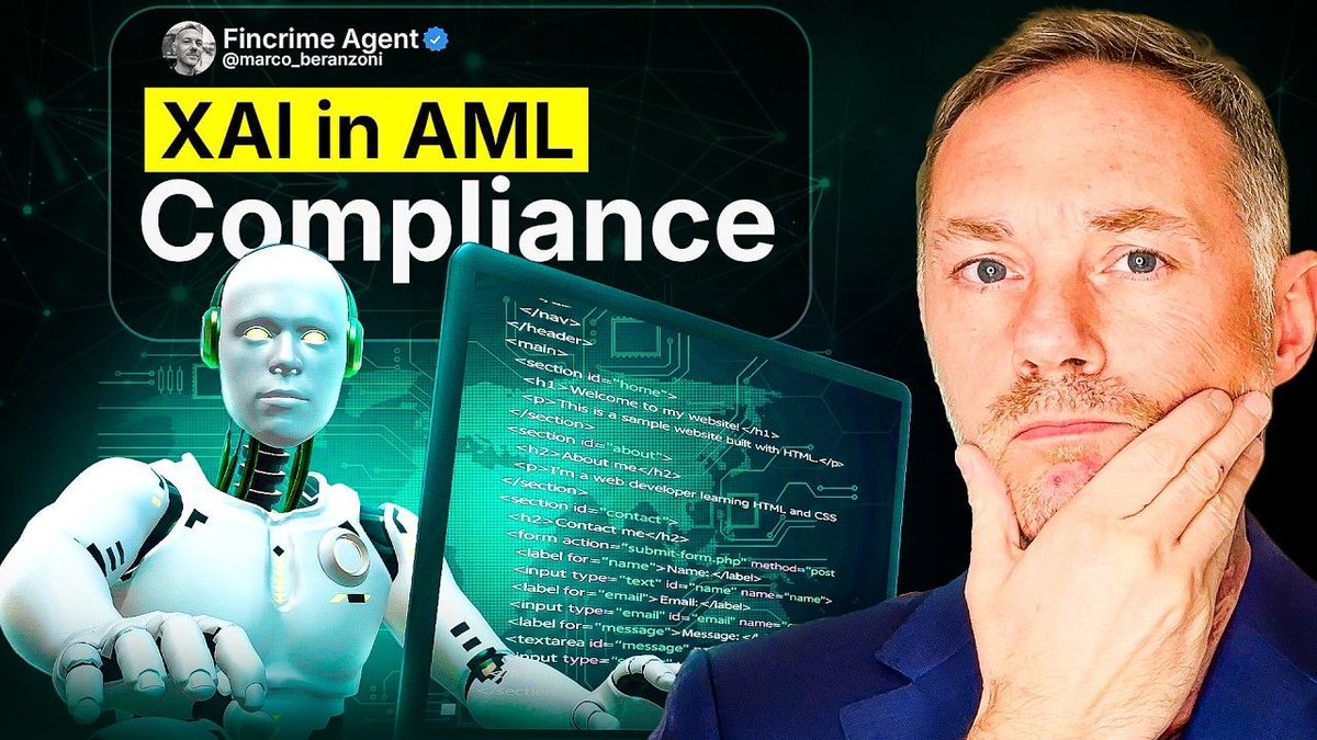 FinCrimeAgent's tweet photo. Many AML teams are using AI…
but still can’t clearly explain alerts.

That’s a governance risk.

Here’s a practical framework 👇
https://t.co/l5QbXGh1JB

#AML #ExplainableAI #Risk #Compliance https://t.co/uRBzQI4Bh6