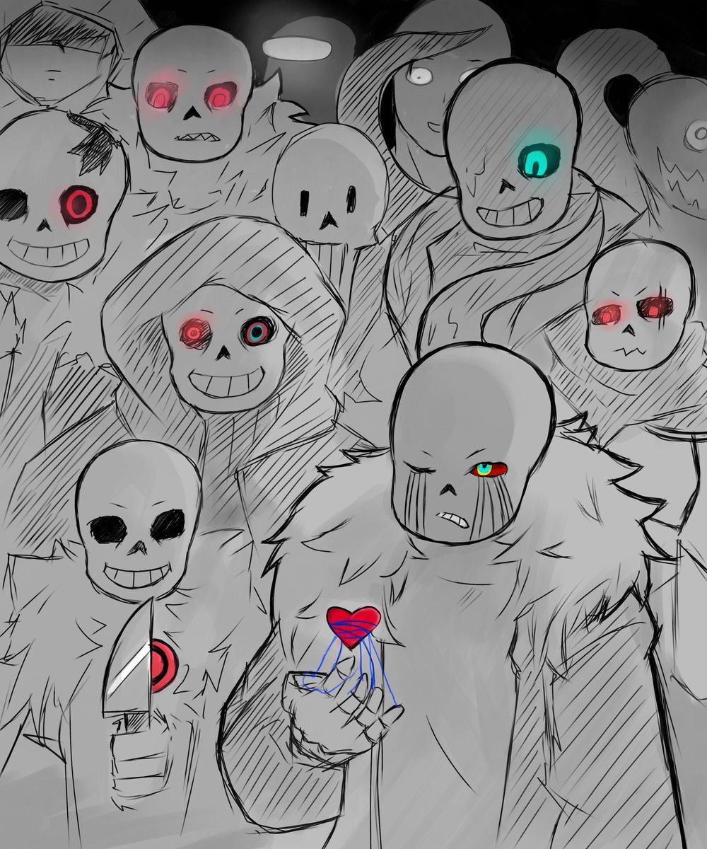 KilTv91237's tweet photo. The "Error 404: Your AU Not Found" Army #Undertale #AU #art #fanart #undertaleAU https://t.co/dDAnozzYXY