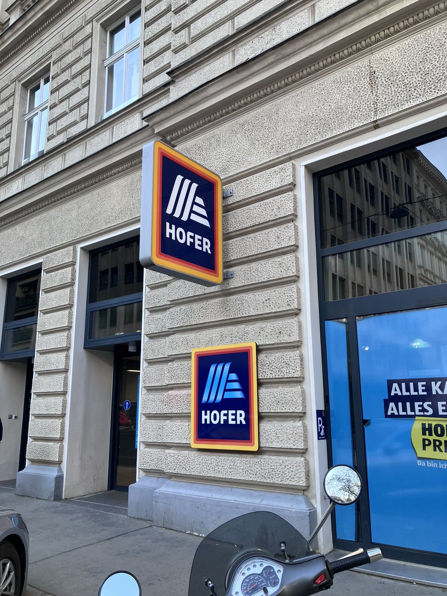 kaffee_jause's tweet image. 私の動く界隈であまり見かけスーパーHOFER
アイスって意外と高いのね

2026.4.22
#austria #Wien #ウィーン