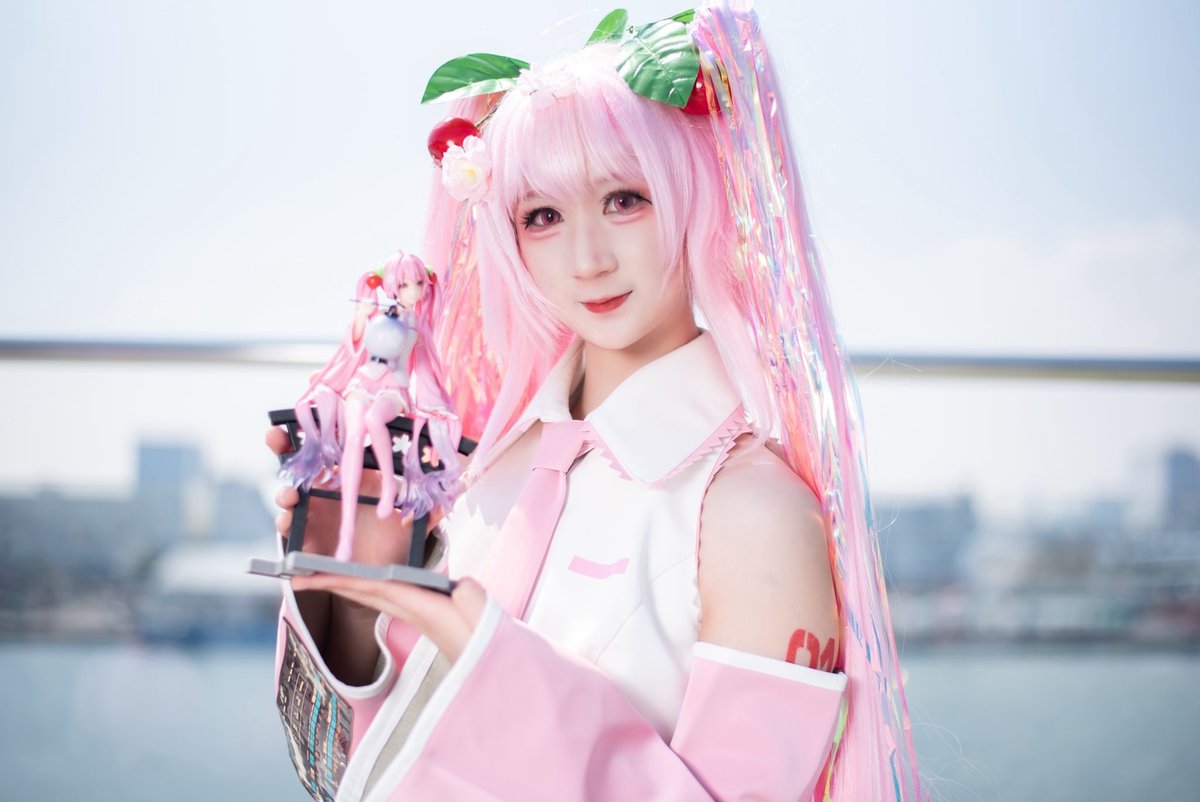 ミクページ コスプレ/cosplay】 初音ミク/桜ミク model:璇柒-ナナさん