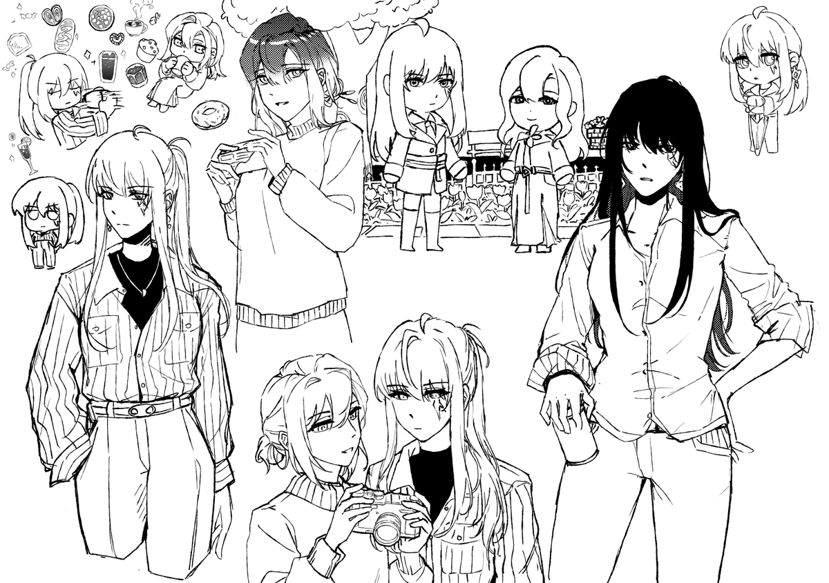ecgo16's tweet photo. 罗睺衣服有参考捏 https://t.co/1jpRBQDoI7