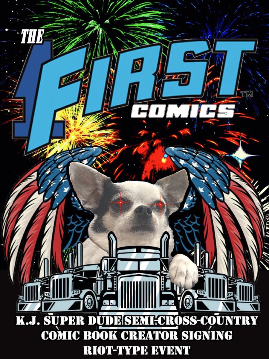 TheYuanTwins's tweet photo. Today’s the latest leg in the KJ SUPERDUDE SEMI-CROSS COUNTRY COMIC BOOK CREATOR SIGNING RIOT-TYPE EVENT - we’ll be at @Arsenal_comics in Newbury Park with @spaceman_jared, while @StephenLStern will be at @catscomics1 for #FCBD! https://t.co/tI3JfYMD5H