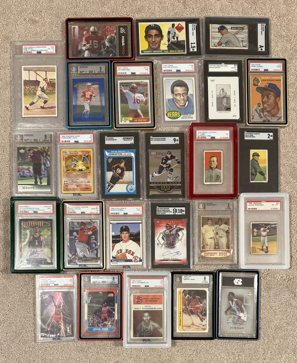 Zcards55's tweet image. So having a birthday this week (not getting younger 😂) I wondered if I could get my entire collection to 25 cards,
I could NOT (26) You think you could cut your collection down to a handfulish of cards?!?! Happy weekend card collectors! @CardPurchaser #thehobby
