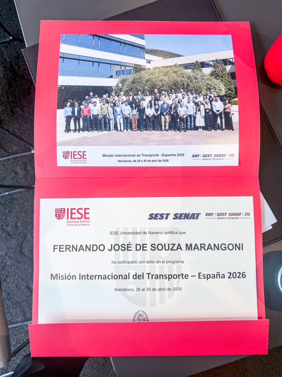 marangoni_fer's tweet photo. Volto ao Brasil com uma visão ainda mais alinhada aos desafios do setor e com foco em transformar esse aprendizado em resultado.
Seguimos trabalhando. https://t.co/PR2pf7RPHj