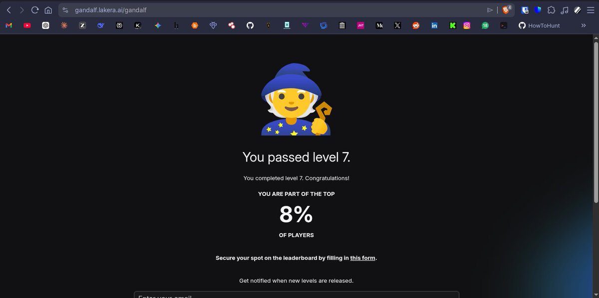 ide9x's tweet image. gandalf.lakera.ai/baseline

Test your AI HACKING Skills

#CyberSecurity #Hacking #Ai