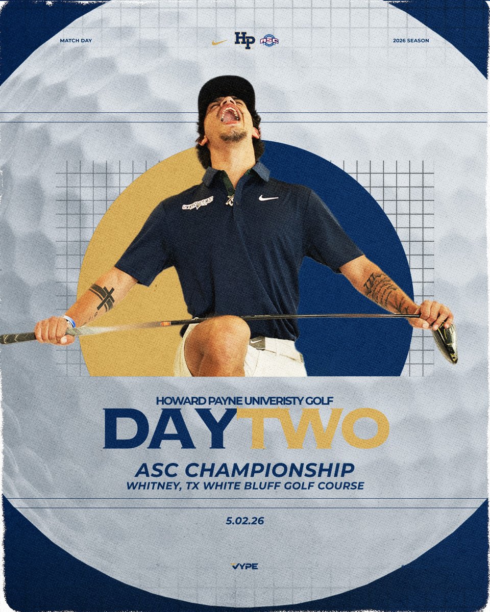 hputxgolf's tweet photo. ASC Championship Day Two
⛳️ White Bluff Old Course
📍Lake Whitney, Tx
⏰ Men 8:30
https://t.co/iSwxQSBg1l
  Women 11:34
https://t.co/wxTmE2Xg1T https://t.co/hOolv0W3I3