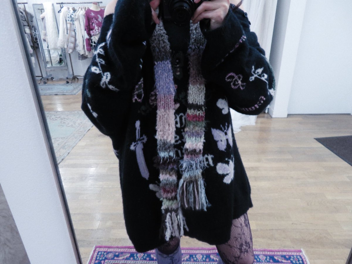 rurumu: ハーネス 縷縷夢兎 ブラック ベルト rurumu:（ルルムウ）の「rurumu:/ルルムウ/flower JQ knit harness