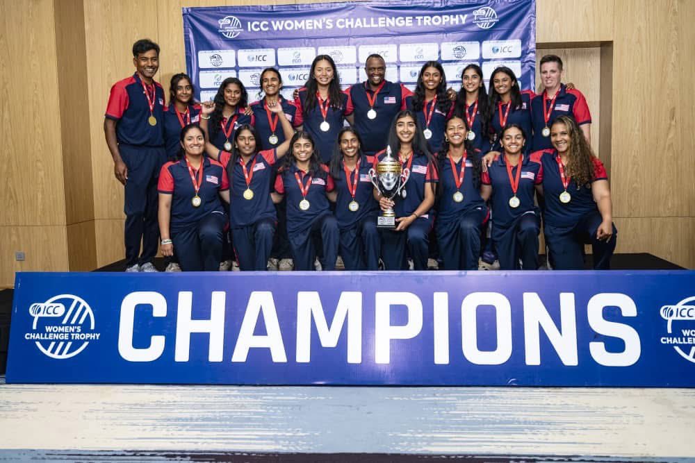 theupdaterwanda's tweet image. #TheupdateSports :Ikipe ya Leta Zunze Ubumwe za Amerika yegukanye Irushanwa Mpuzamahanga rya Cricket [ICC Women's Challenge Trophy 2026], ryari rimaze iminsi ribera mu Rwanda, ku Kibuga Mpuzamahanga cya Cricket i Gahanga.

U Rwanda rwasoje ku mwanya wa gatatu

#ADS: Hamwe na