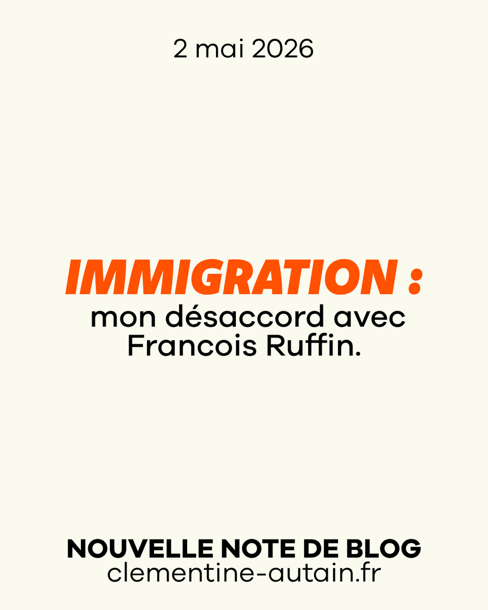 Clémentine Autain tweet media