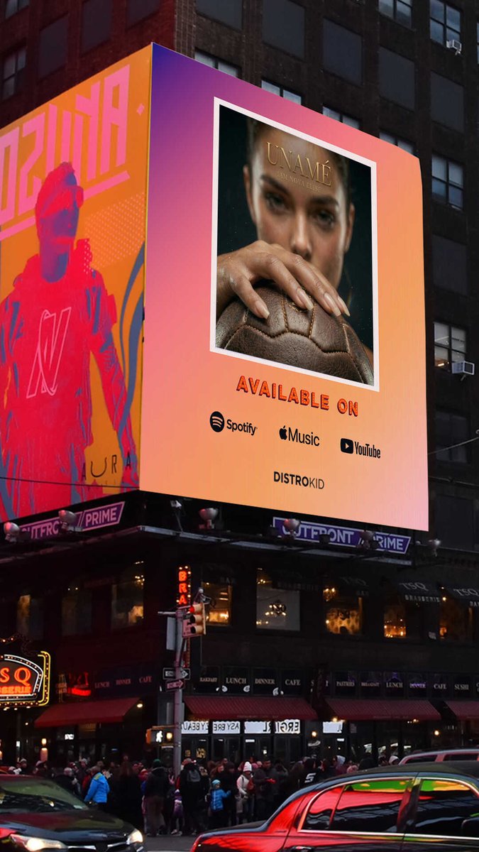IAmNovaElise's tweet image. Times Square is officially glowing with the heartbeat of 2026. 🗽✨ UNAMÉ by Nova Elise is taking over the world stage.

🇲🇽 🇺🇸 🇨🇦

Stream the trilingual anthem now:

🎧 Spotify: promocards.byspotify.com/api/share/0421…

🎧 Apple Music: music.lnk.to/pptaGn

#UNAMÉ  #WorldCup2026 #distrokid