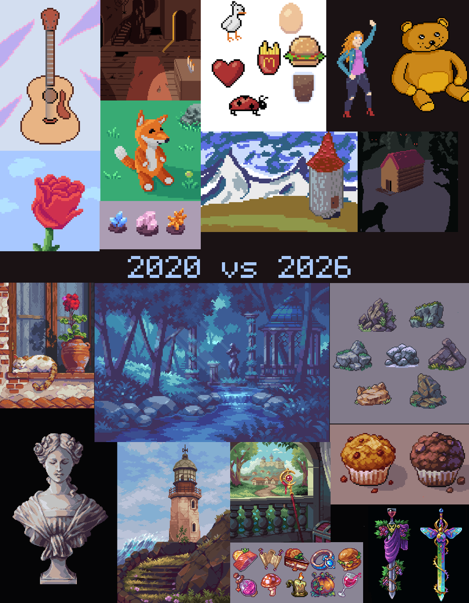 Pixel Art Journey tweet media
