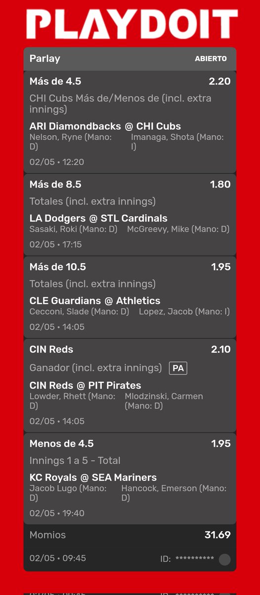 Jalbergar's tweet image. De una vez los dejo el parley de hoy y 3 props que me gustan.

Suerte 🍀

Parley:playdoit.mx/?shareCode=VCP…