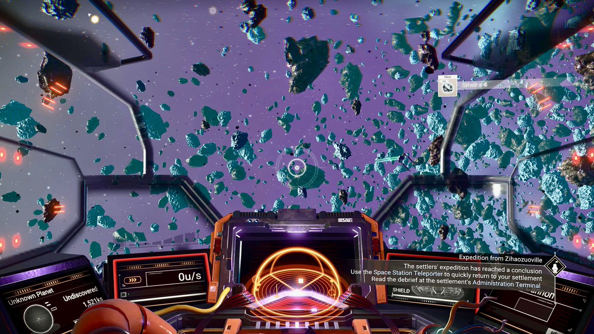 Darth_Splotch's tweet photo. Finally outfitted my captured Sentinel Ship and its ready for exploration in #NoMansSky https://t.co/A2hFKELyPV