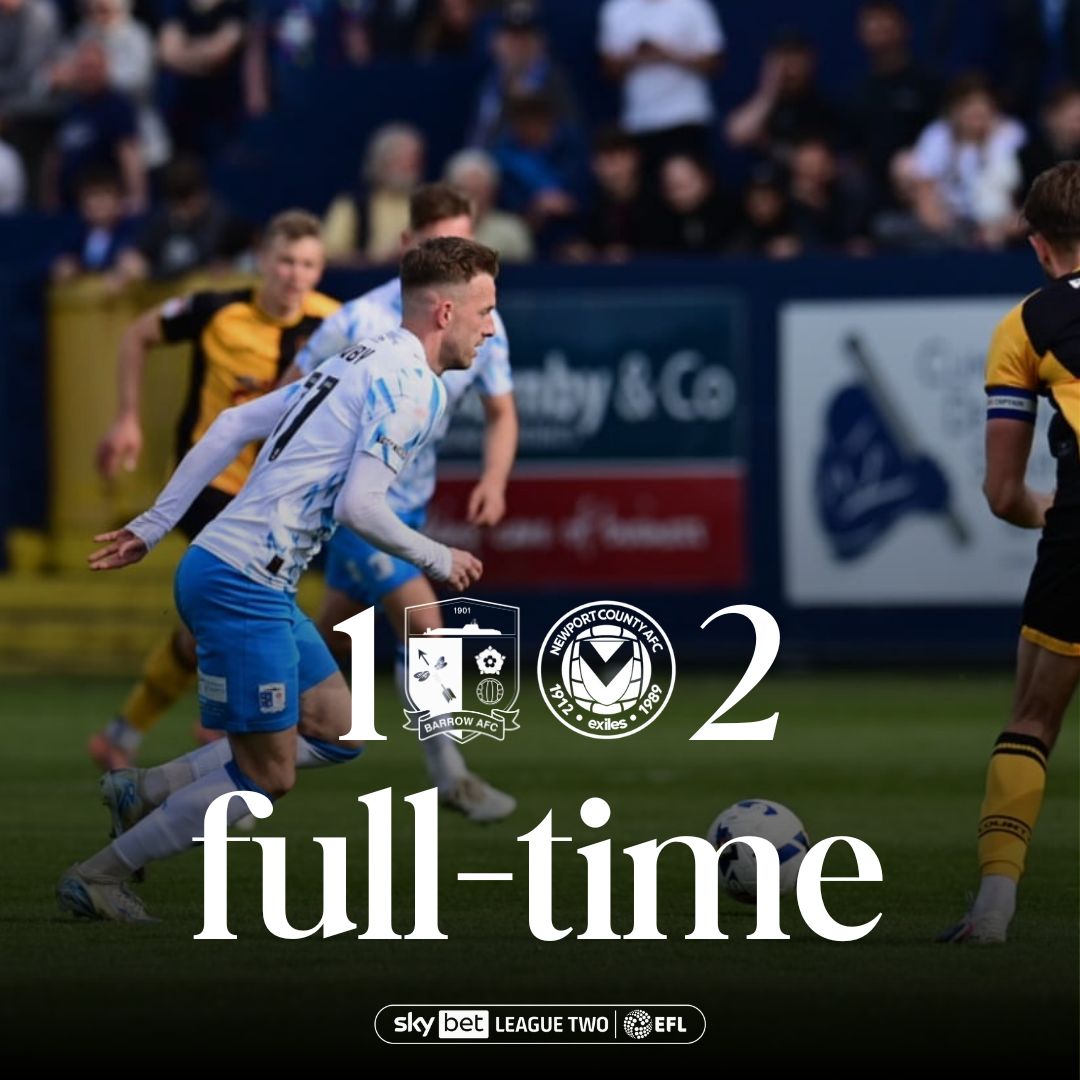 Defeat confirms our relegation.