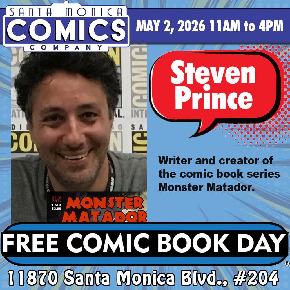 TheStevenPrince's tweet photo. Today at Santa Monica Comics - FREE COMIC BOOK DAY  11870 Santa Monica Blvd., #204, Los Angeles https://t.co/jV9BcWCFxn