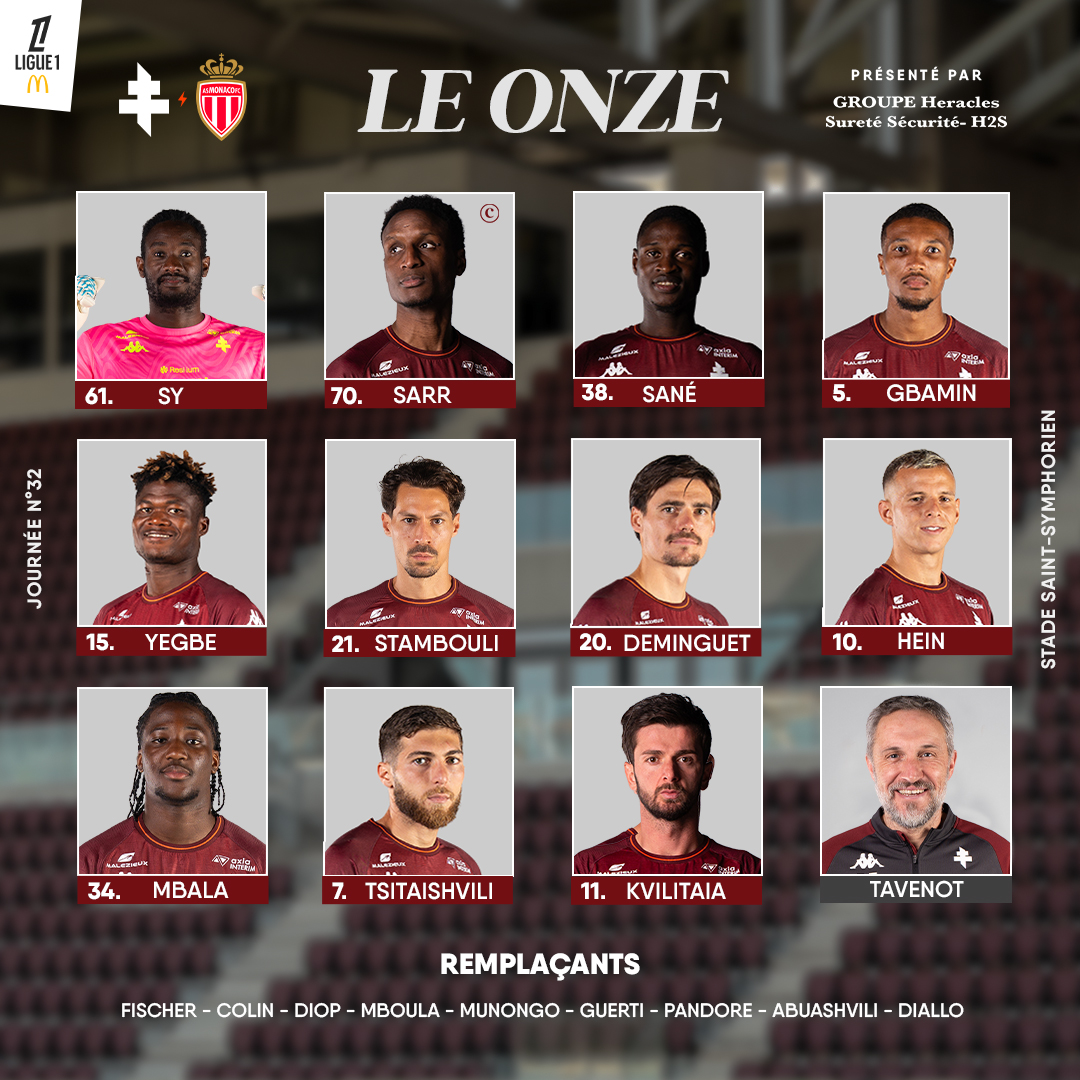 FCMetz_ENG's tweet photo. Our starters 🆚@AS_Monaco_EN ! https://t.co/3T1mgx6b2Z