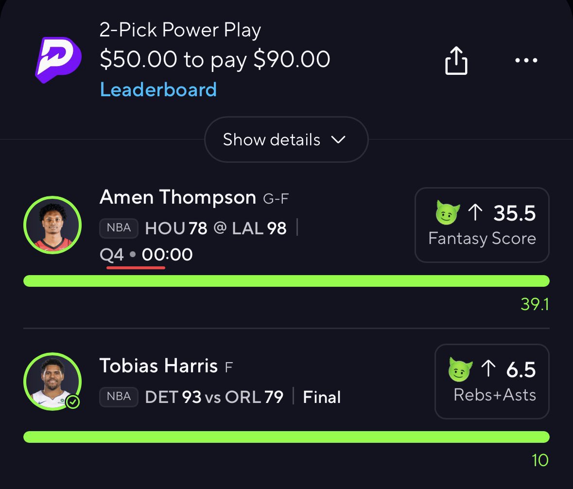 John5eme's tweet photo. 🪜LADDER DAY 2 CASHH✅
WE WILL GET TO DAY 10🪜AGAIN‼️
JUST LIKE we did LAST WEEK🔥

MARK MY WORDS🙏🏼 
Like💜🔁 if u want Day 3 4 FREE👀

Day 1 $25➝$50 ✅
Day 2 $50➝$90✅
Day 3 $90➝$180⏳
Day 5 $390➝$800
Day 6 $800➝$1,600.00

Lmk who has been tailin/will tail tmrw #prizepicks https://t.co/6Jq8B9yZqF
