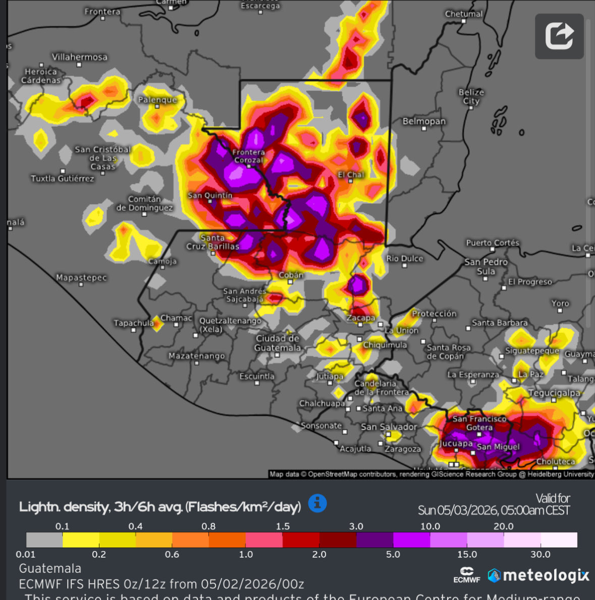 Clima Guatemala tweet media