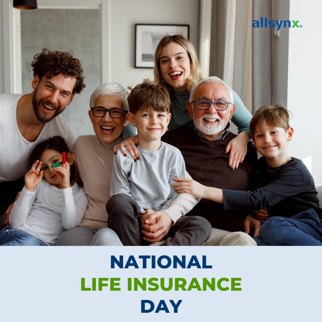 allsynx's tweet photo. Today is National Life Insurance Day! It’s a perfect opportunity to review your coverage and ensure your plans align with your priorities. Life insurance provides essential support to your loved ones when it matters most. 💙 #LifeInsuranceDay #PlanAhead https://t.co/IZq9l7z2IL