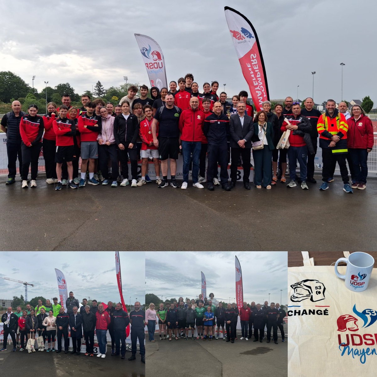 udsp53's tweet photo. L’@UDSP53, fier partenaire du @sdis53 , accompagne nos sapeurs-pompiers pour cette journée de compétition intense # PPSP - Objectif : la qualification pour le zonal fin mai à Angers ! 🎯 @ChrisAuregan @Thierry_Robert_ @Prefet53 @olivierrichefou https://t.co/mDb4lYRGVZ