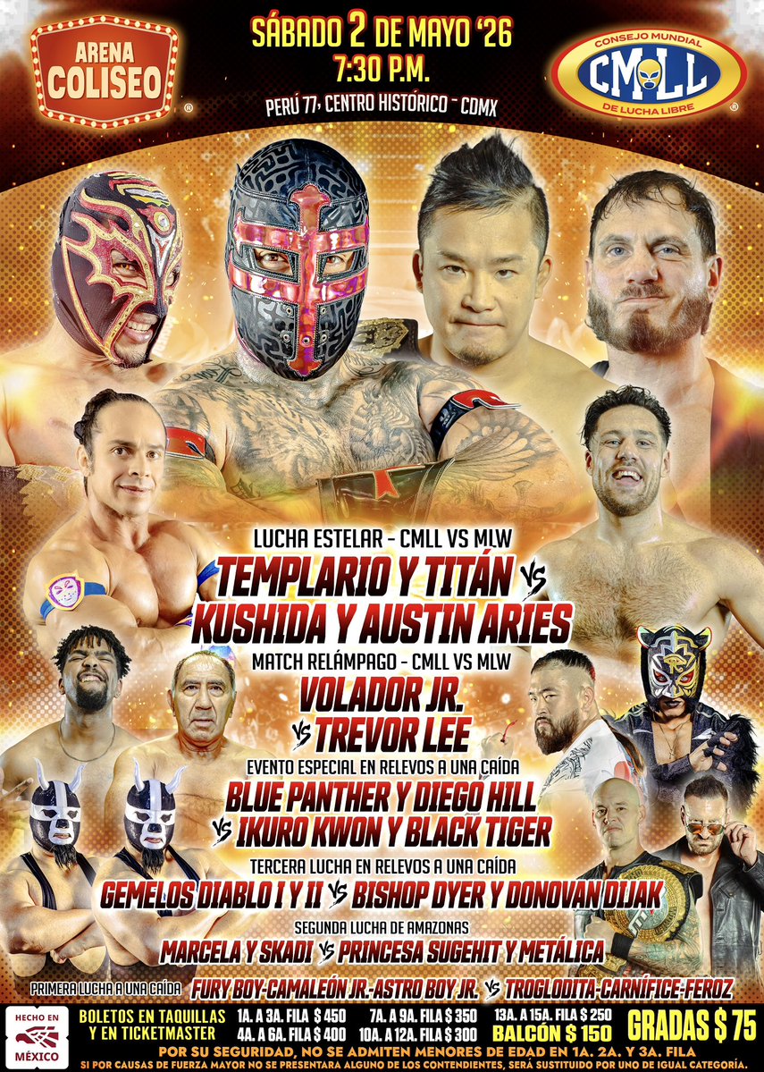 Lucha Libre CMLL tweet media