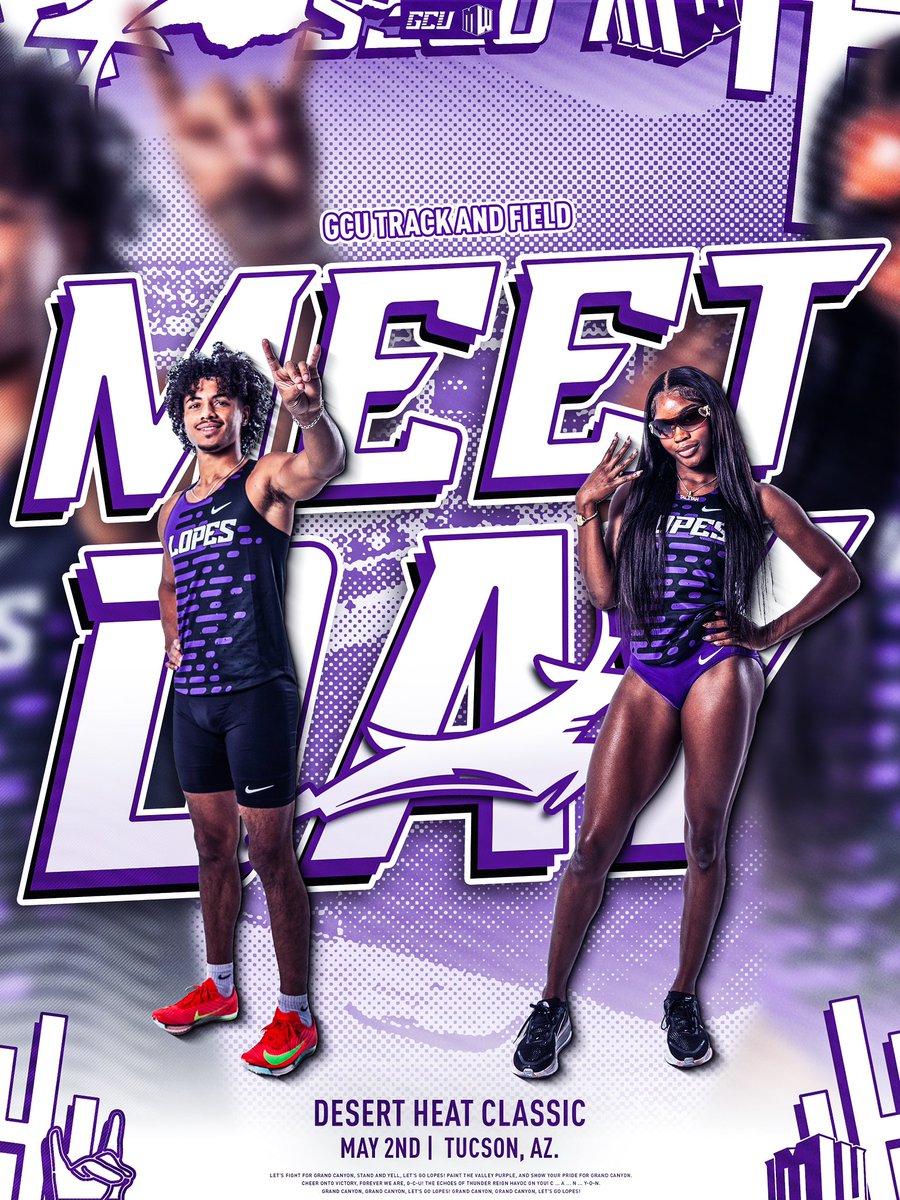 GCU_TrackXC's tweet photo. Heading down south to wrap up the regular season 🤘🤩 https://t.co/58Y6y4rVne
