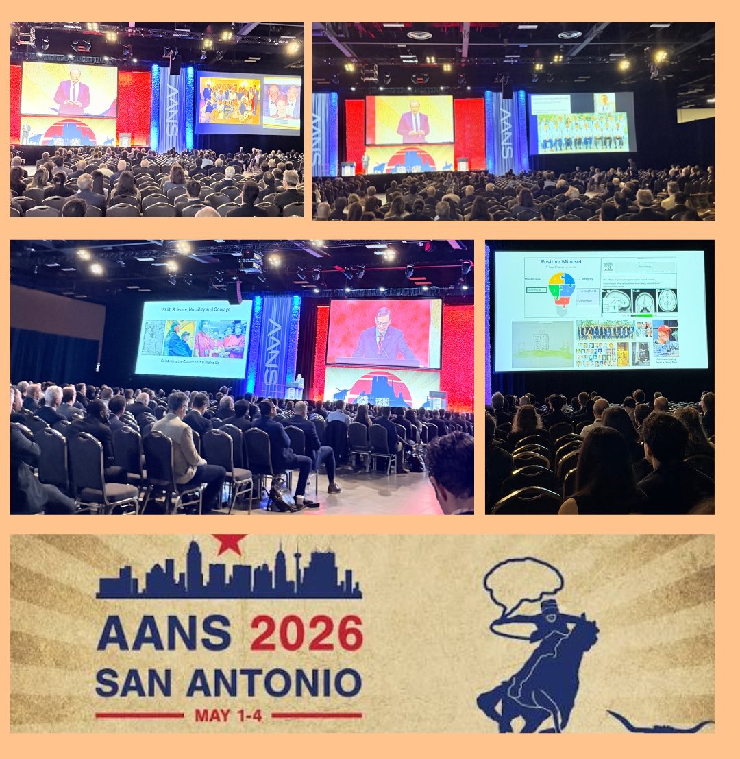 TheYangLab1's tweet image. #DrJeffreyBruce @ColumbiaNeuro @ColumbiaMed introducing #DrESanderConnolly @AANSNeuro #president - inspiring talks on positive mindsets, AI innovation, and beyond.
.

@AANSDiversity @NSTumorSection #aans2026 #aans #Innovation #Collaboration #Transformation @IsaacYangMD @UCLANsgy
