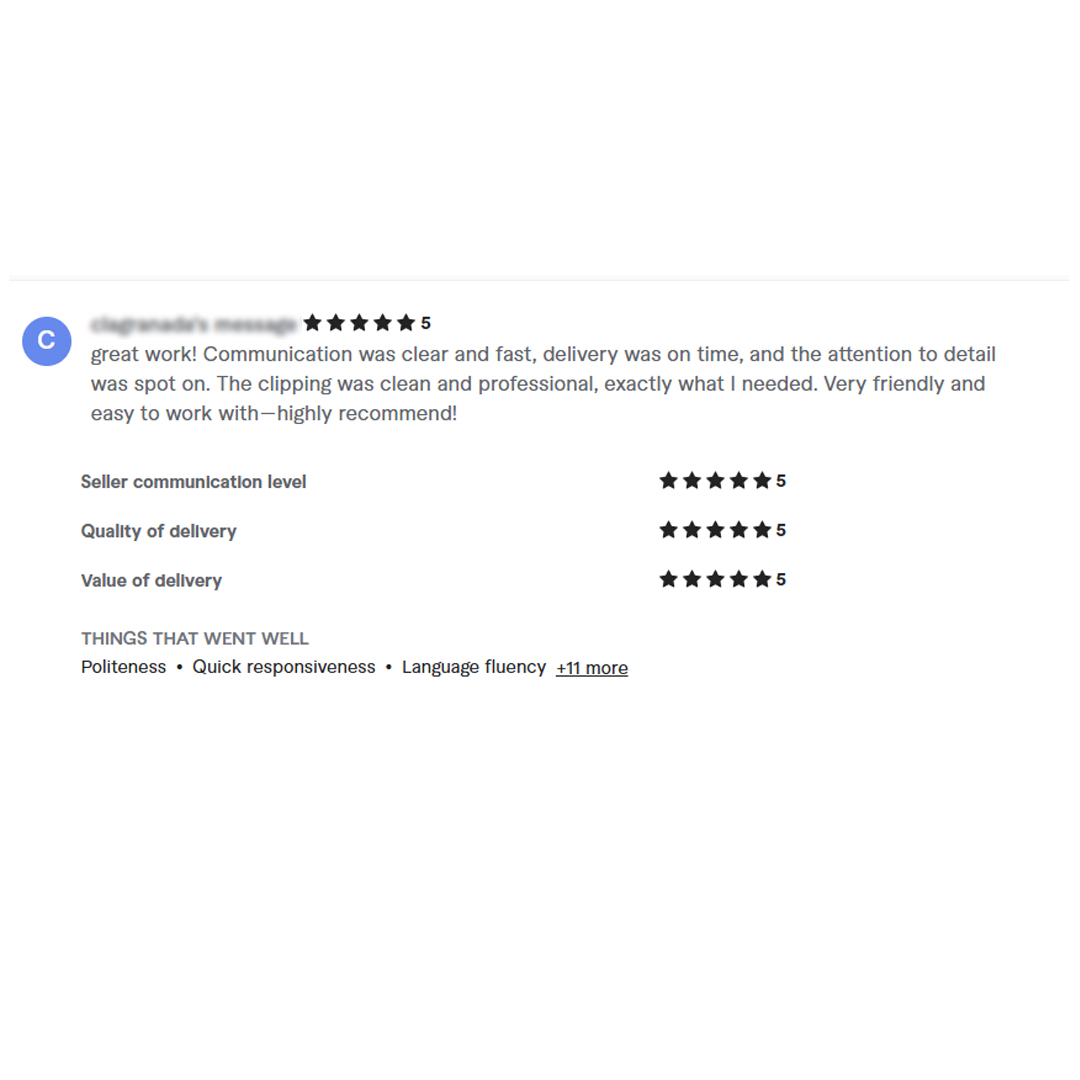 photo_cpb's tweet image. ⭐⭐⭐⭐⭐ Another happy client!

✂️ Need professional Clipping Path services for your images? I've got you covered!
👉 fiverr.com/photoclippingp…

#ClippingPath #PhotoEditing #BackgroundRemoval #Fiverr #FiverrSeller #ProductPhotography #ImageEditing #PhotoRetouching  #ClientReview