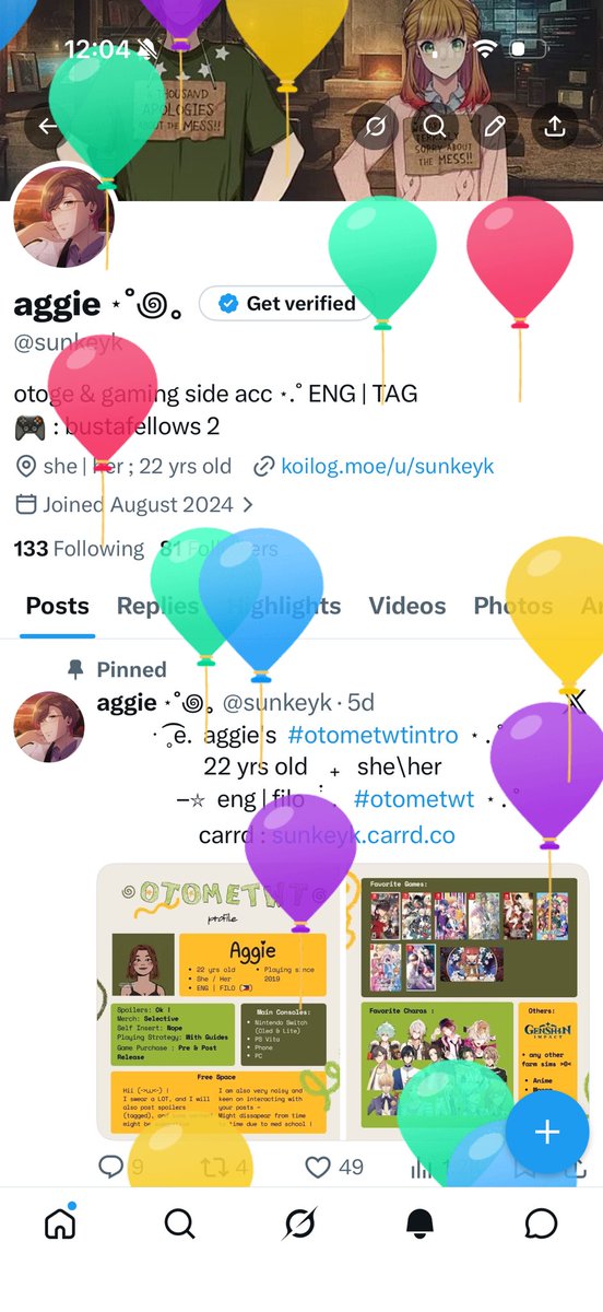 aggie ⋆˚꩜｡ tweet media