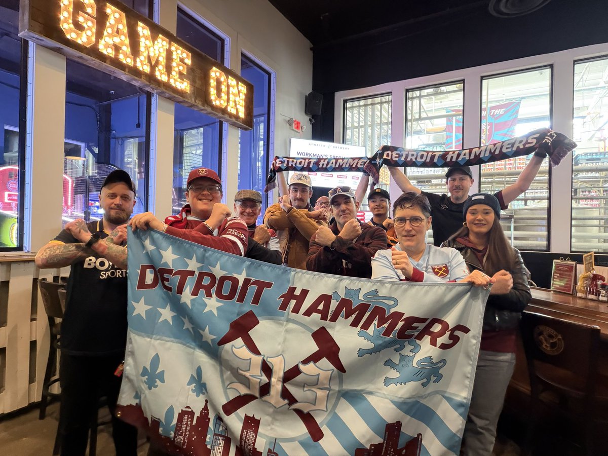 HammersDetroit's tweet photo. #COYI #WestHamUS https://t.co/NuqnvEVJEy