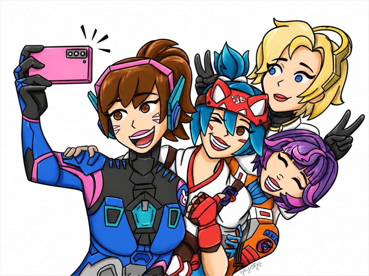 missm_102's tweet image. Clic📷💕

#overwatch #diva #mercy #junto #kiriko