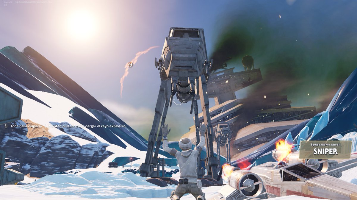 ProphetLeonidas's tweet image. Probado el modo Star Wars Galactic Siege en Fortnite, una pasada la verdad, esto me da ganas de probar Star Wars Battlefront 2. #Fortnite #PC