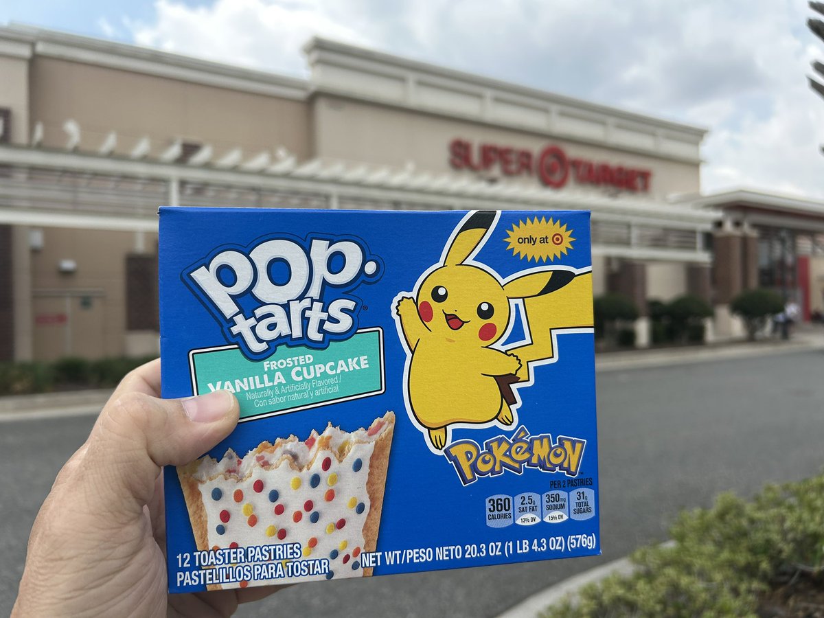 Successful <a href="/Pokemon/">Pokémon</a> x <a href="/Target/">Target</a> x <a href="/PopTartsUS/">Pop-Tarts</a> drop and pickup!