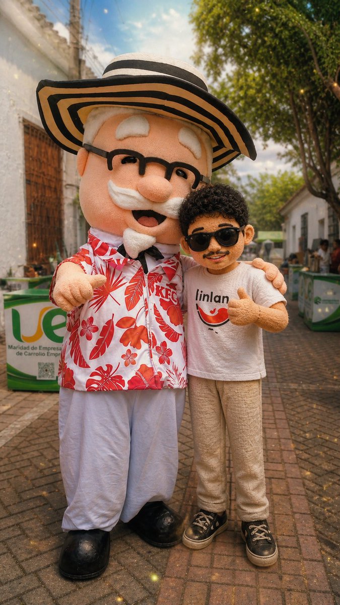 MFamddela's tweet photo. Hoy vi al coronel y me tomé una foto con el @kfc https://t.co/ZNK8tkhrAh