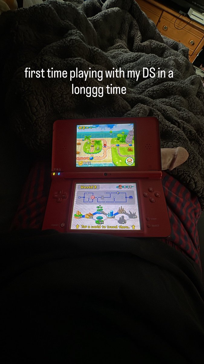 Kolbake's tweet photo. get your nintendo ds 
let’s play together https://t.co/A97mGzIm7U