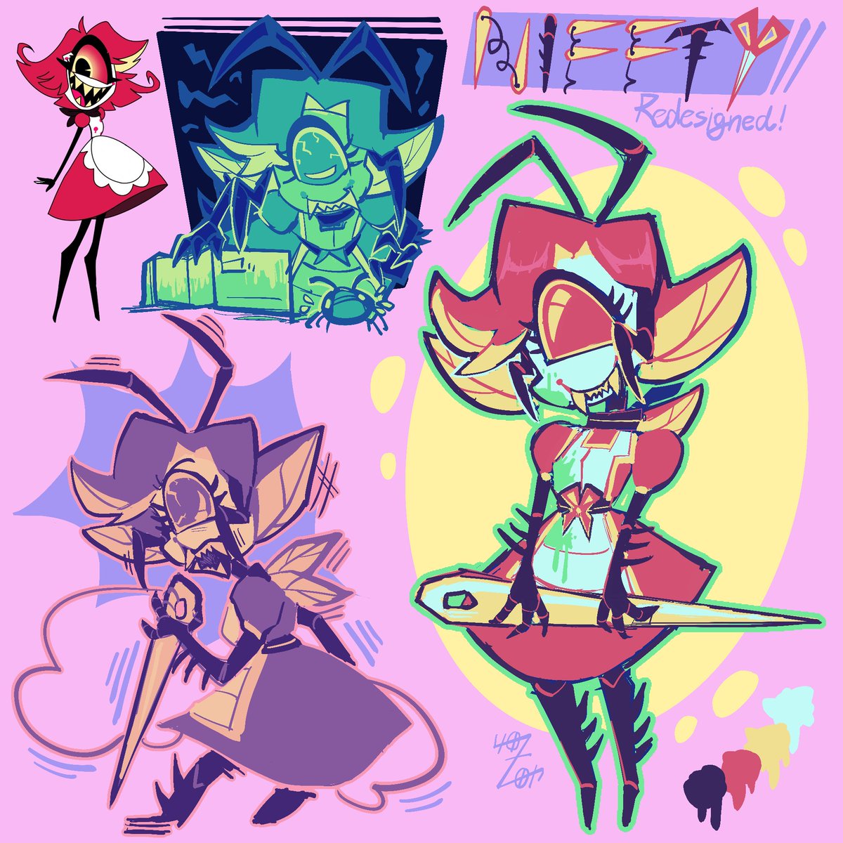 monicracar's tweet photo. IM BACK ON REDESIGNING MORE!!! This time Niffty is the target!! Once again I have much to say about her redesign concept so LISTEN UP ✂️🪳🪡 More in thread! https://t.co/OKrBiSoLrc