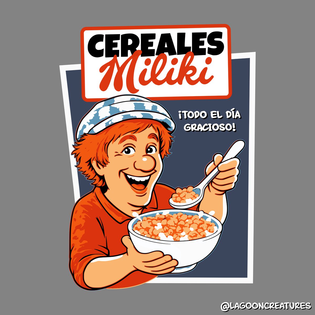 LagoonCreatures's tweet photo. Seguro que conoces a alguien que merece tener esta #camiseta https://t.co/4JauC9BNnb #miliki #payaso #regalo https://t.co/g1EZgFbWwo