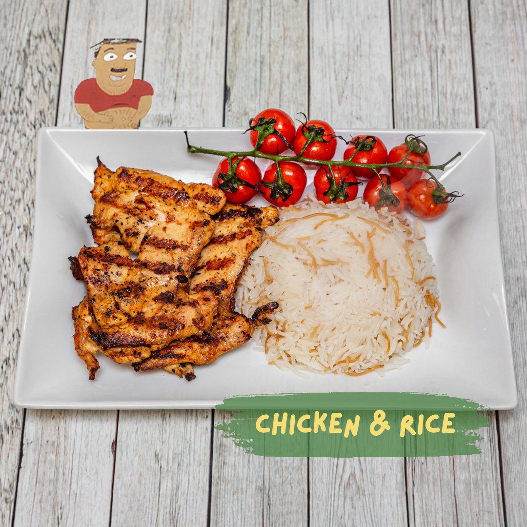 starvingmanalt's tweet image. Our Chicken and Rice is a proper favourite, tender boneless chicken thighs served on fluffy rice with fresh salad and our house chilli sauce.
Full of flavour!!
Go to thestarvingman.online to see our other soulful rice dishes.
#chickenandrice #altrincham #manchester