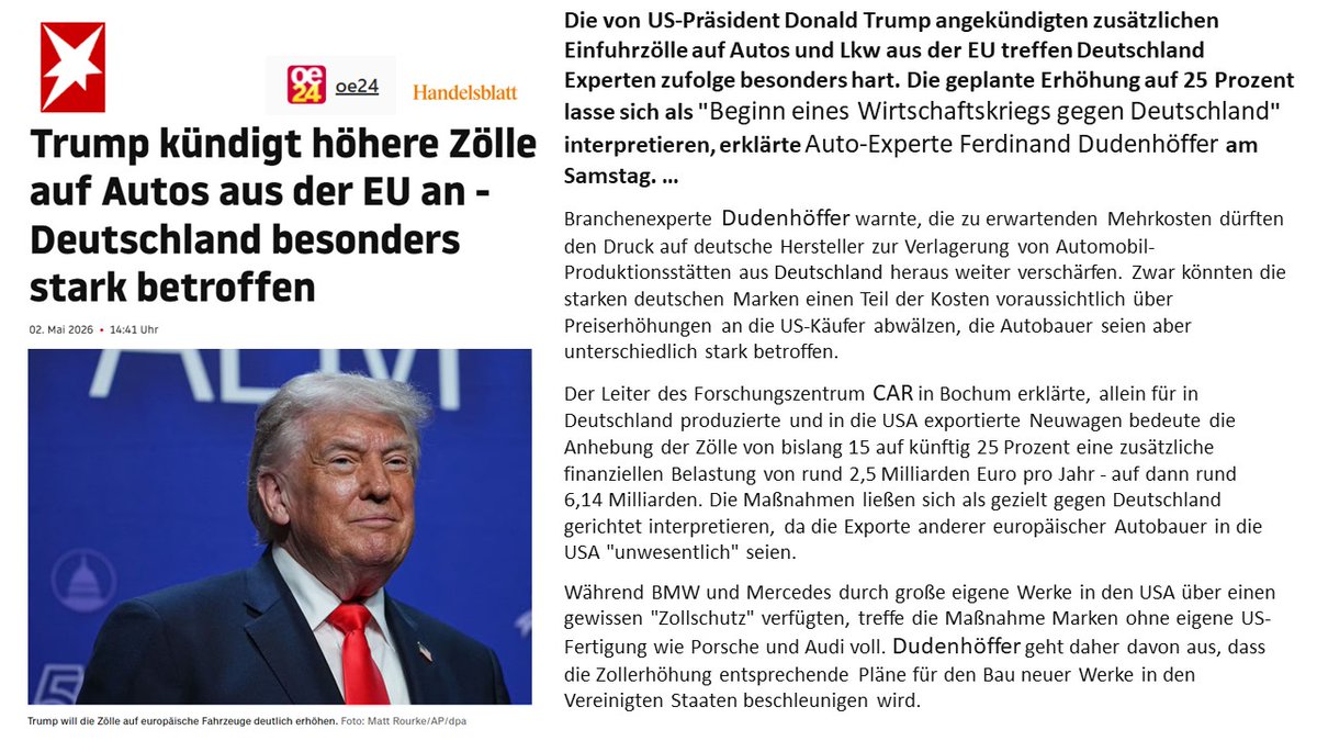 Ferdinand Dudenhöffer tweet media