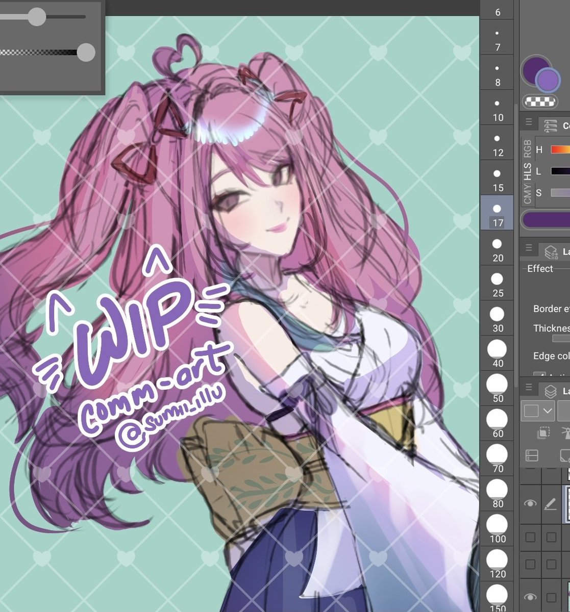 ✨️🩷Sumii Kiyomi🩷✨️ || skeb comms open!! tweet media