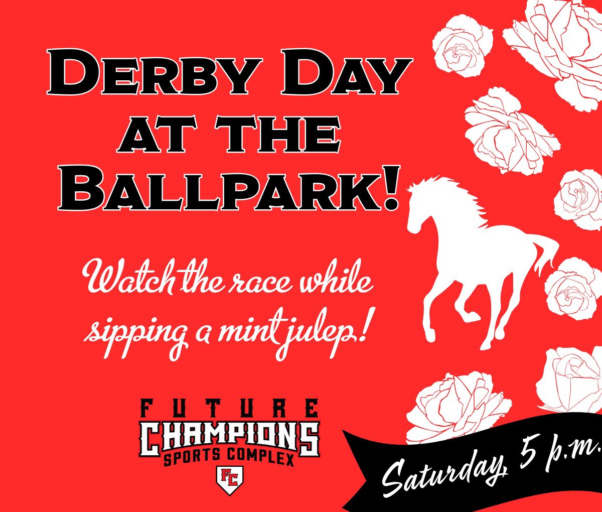 FutureChampsIL's tweet image. Looking for a great place to watch the most exciting two minutes in sports? Join us at Future Champions for the race, a mint julep and delicious food! 🏇🌹🥃 #FutureChampions #JacksonvilleIL #derbyday #KentuckyDerby
