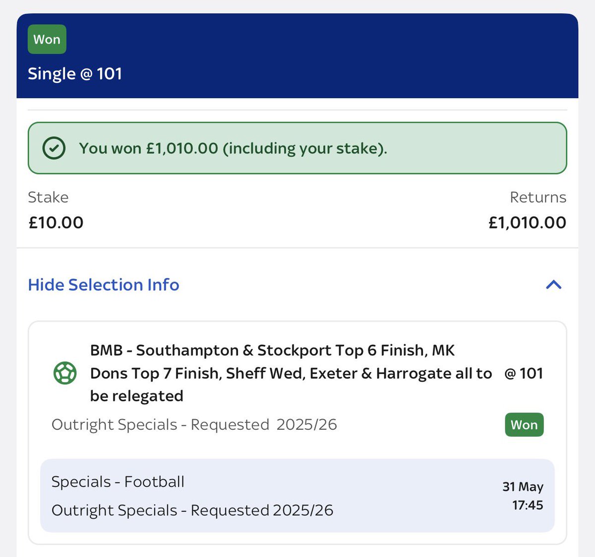 Bad Man’s Football Tips ⚽️ tweet media