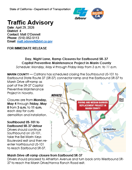 Caltrans District 4 tweet media